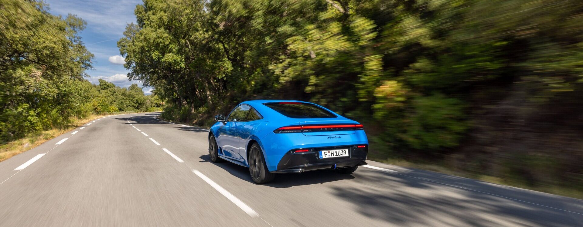 de honda prelude van achter