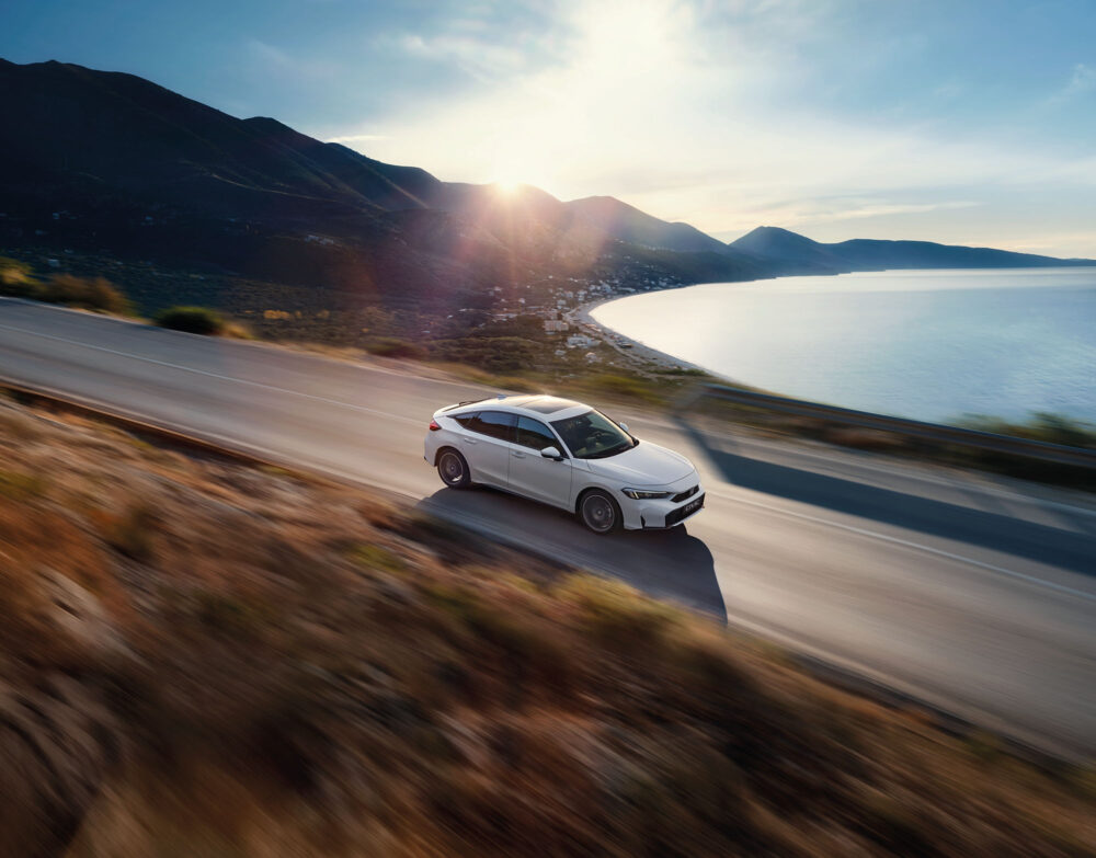 honda civic schuin boven