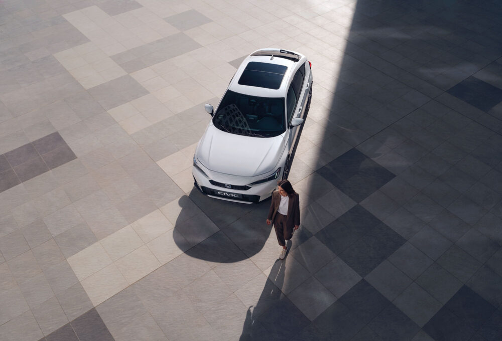 honda civic van boven